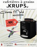 Expresso Broyeur Krups  Arabica Noir Silver