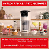 Machine à glaces, MOULINEX Dolci, 10 programmes, Nettoyage automatique