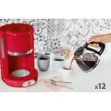 Cafetière à filtre Moulinex Soleil 1000 W Rouge